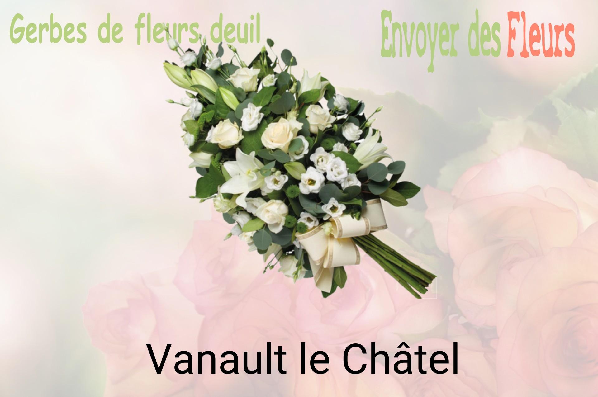 Gerbe de fleurs de deuil livrée à Vanault-le-Châtel